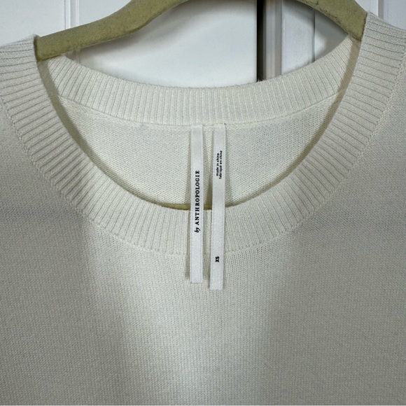 Anthropologie Long-Sleeve‎ Pleated Twofer Sweater Maxi Dress size xs - Picture 3 of 10